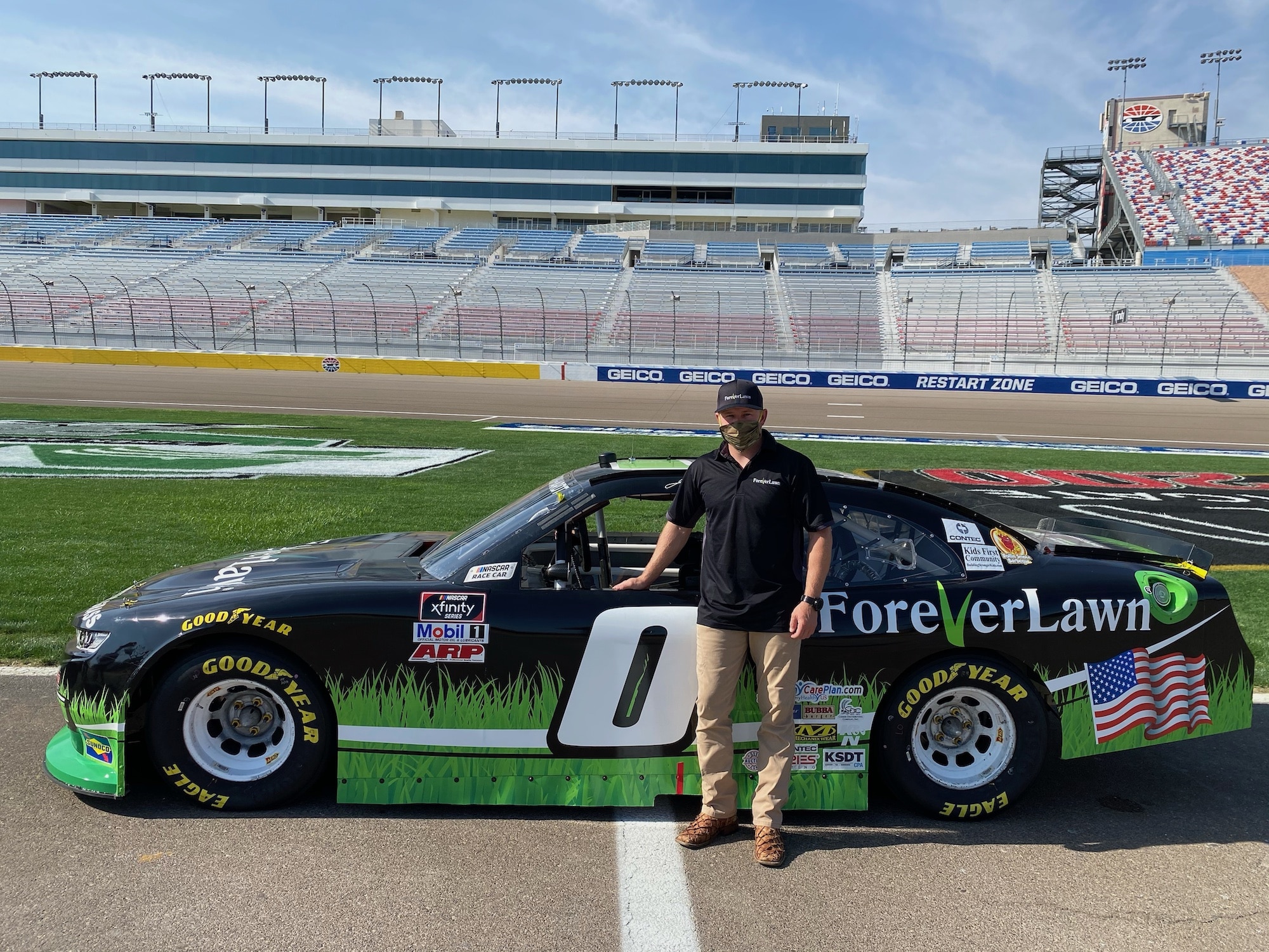 Synthetic Turf Resources and ForeverLawn Sponsor Jeffrey Earnhardt for the 2021 NASCAR Xfinity Series Season