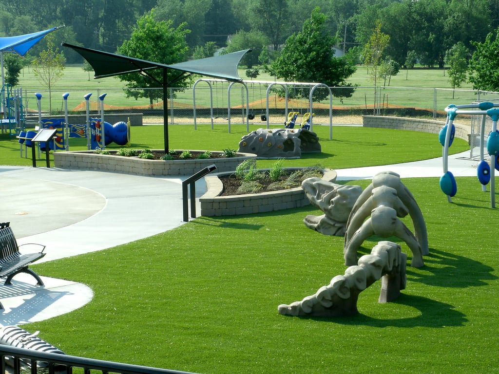 Taylor's Dream Boundless Playground Makes the Cover of Landscape Contractor Magazine