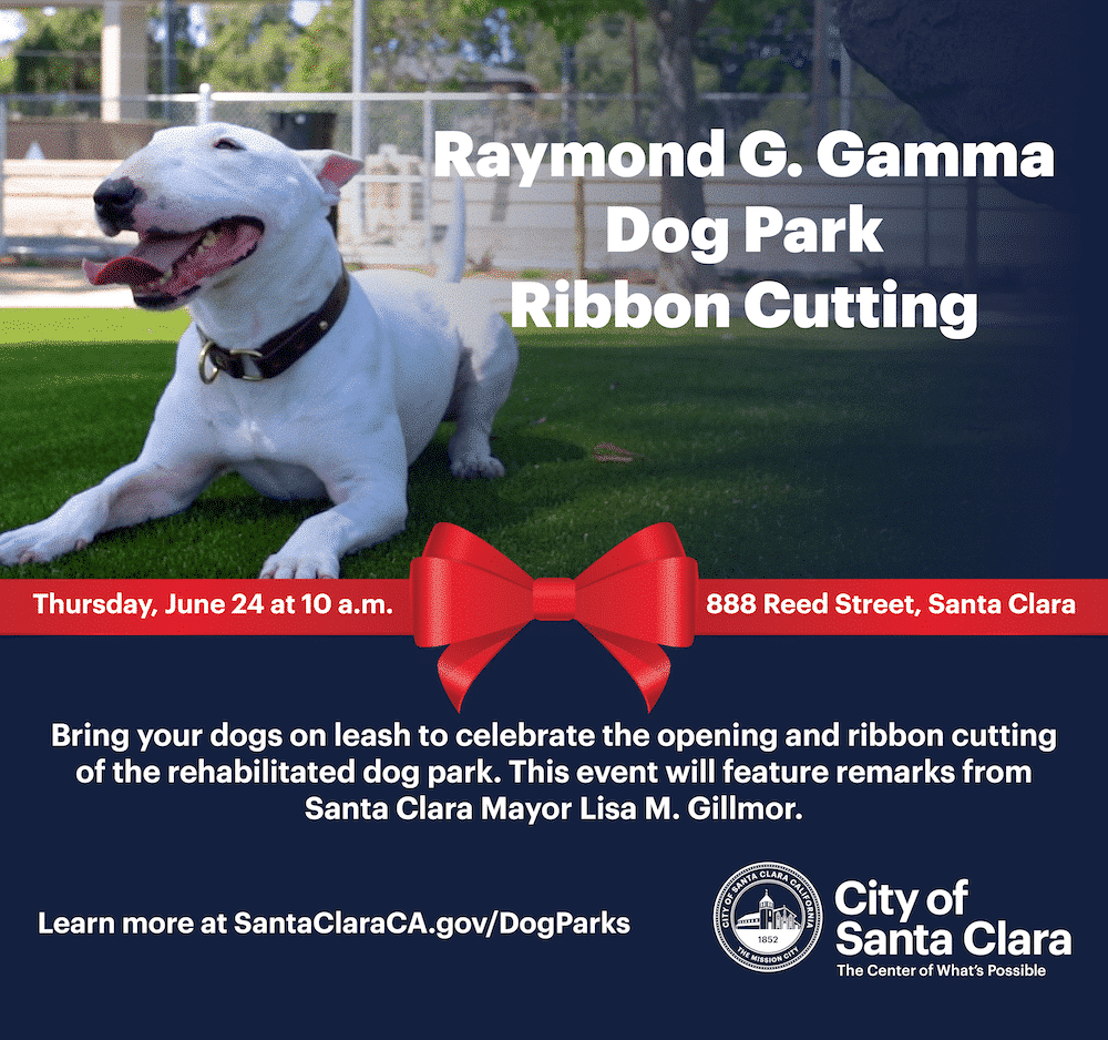 Raymond G. Gamma Dog Park Ribbon Cutting