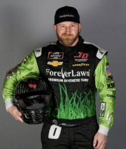 Jeffrey Earnhart with helmet.