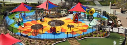 SUNFLOWER PRESCHOOL PLAYGROUND GETS NEW PARK SYNTHETIC GRASS