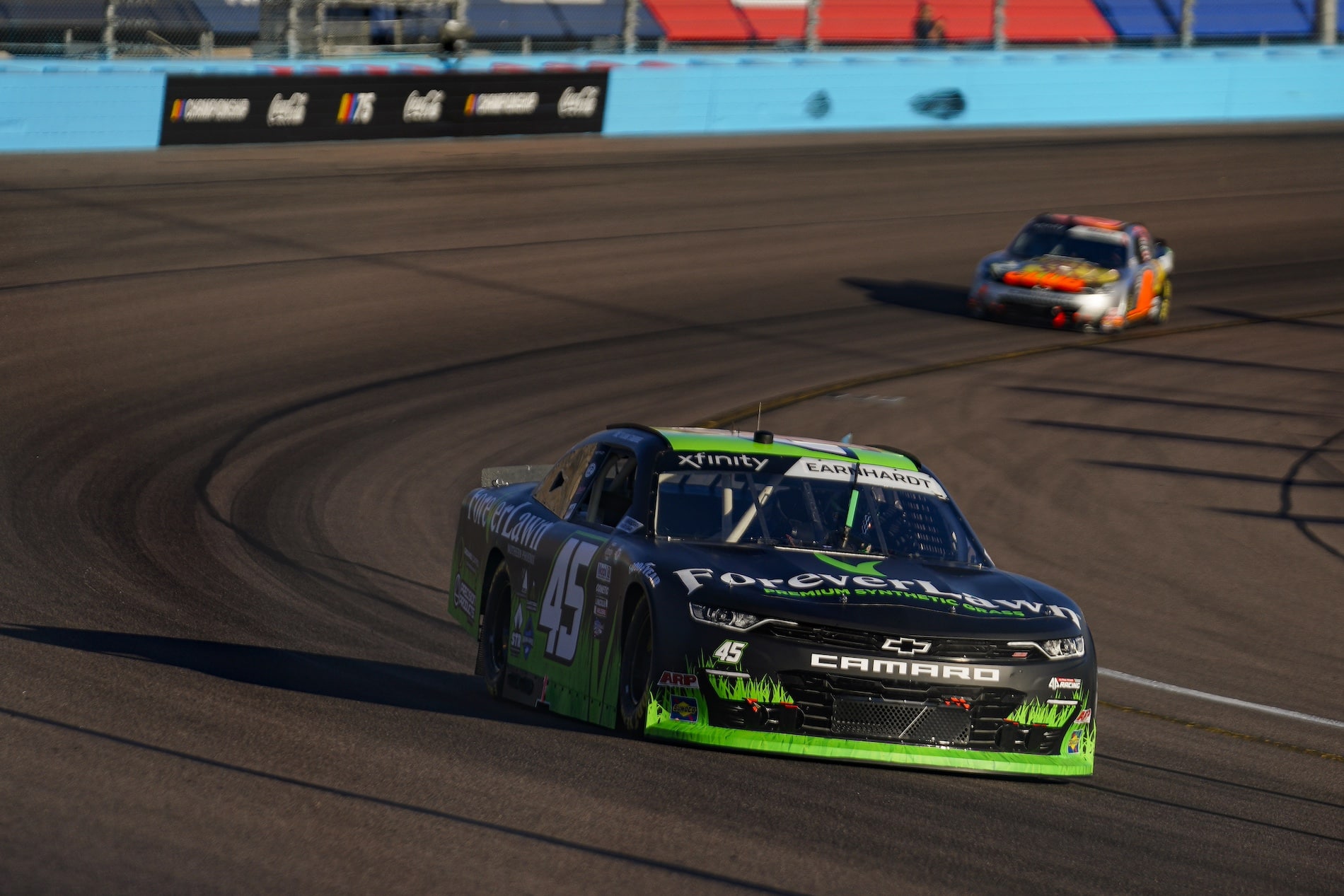 #45: Jeffrey Earnhardt, Alpha Prime Racing, ForeverLawn Chevrolet Camaro