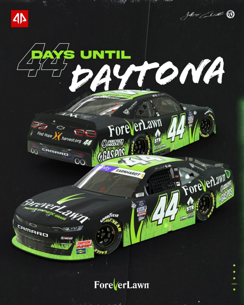 ForeverLawn Renews Partnership with Jeffrey Earnhardt for Full-Season NASCAR Xfinity Series
